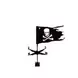 Флюгер Пиратский флаг BORGE