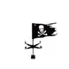 Флюгер Пиратский флаг BORGE
