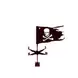 Флюгер Пиратский флаг BORGE