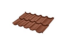 Модульная металлочерепица BUDMAT Venecja X-Matt
