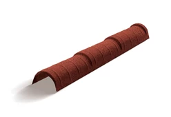 Конек полукруглый тройной L=1140 мм Metrotile-11 Конек полукруглый тройной L=1140 мм Metrotile-11