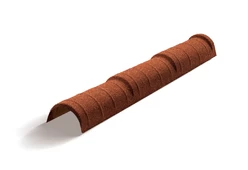 Конек полукруглый тройной L=1140 мм Metrotile-5 Конек полукруглый тройной L=1140 мм Metrotile-5