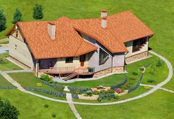 Композитная черепица Metrotile Roman 1280*410 мм-2