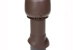 Труба изолированная вентиляционная с колпаком 125/160 H=500 мм Vilpe