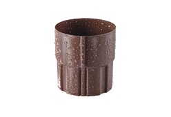 Соединитель водосточной трубы (муфта) Flamingo Budmat