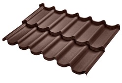 Модульная металлочерепица BUDMAT Bella Sara D-Matt