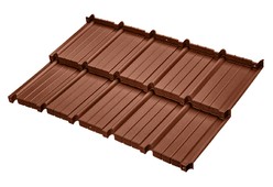 Модульная металлочерепица BUDMAT Murano X-Matt Модульная металлочерепица BUDMAT Murano X-Matt