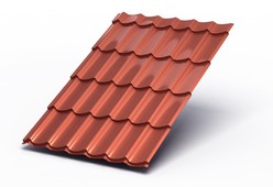 Металлочерепица МеталлПрофиль Супермонтеррей AGNETA двухсторонняя