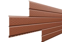 Софит Lбрус Полиэстер 0.5 мм МеталлПрофиль с перфорацией-14