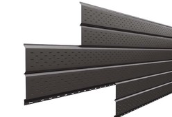 Софит Lбрус Полиэстер 0.45 мм МеталлПрофиль с перфорацией