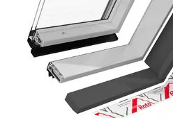 Центрально-поворотное мансардное окно ROTO Designo R45 K из ПВХ-4