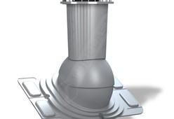 Вентиляционный выход Wirovent Uniwersal Plus 125 с отводом конденсата и электровентилятором