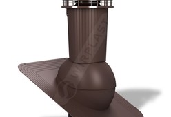Вентиляционный выход Wirovent Standard Plus 125 с отводом конденсата и электровентилятором Вентиляционный выход Wirovent Standard Plus 125 с отводом конденсата и электровентилятором