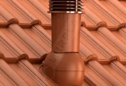 Вентиляционный выход Wirovent Tile Plus 125 с отводом конденсата-2 Вентиляционный выход Wirovent Tile Plus 125 с отводом конденсата-2