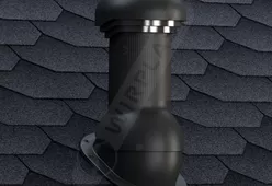 Вентиляционный выход Wirovent Normal Pro 150 с отводом конденсата и электровентилятором-1