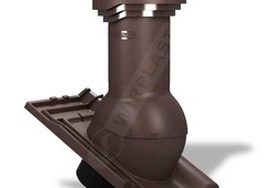 Вентиляционный выход Wirovent Tile Pro 125 с отводом конденсата и электровентилятором