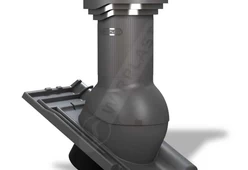 Вентиляционный выход Wirovent Tile Pro 125 с отводом конденсата и электровентилятором-5