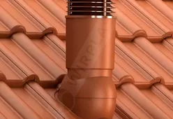 Вентиляционный выход Wirovent Tile Plus 125 утепленный-1 Вентиляционный выход Wirovent Tile Plus 125 утепленный-1