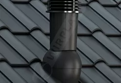 Вентиляционный выход Wirovent Tile Plus 125 с отводом конденсата-2 Вентиляционный выход Wirovent Tile Plus 125 с отводом конденсата-2