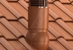 Вентиляционный выход Wirovent Tile Plus 125 утепленный-2 Вентиляционный выход Wirovent Tile Plus 125 утепленный-2