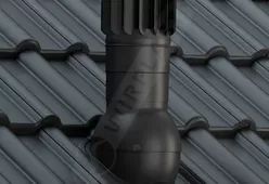 Вентиляционный выход Wirovent Turbo Tile Pro 150 роторный с отводом конденсата-1