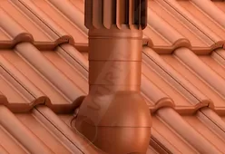 Вентиляционный выход Wirovent Turbo Tile Pro 150 роторный с отводом конденсата-2