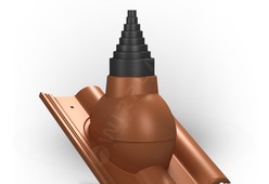 Антенный выход Tile для цементно-песчаной черепицы