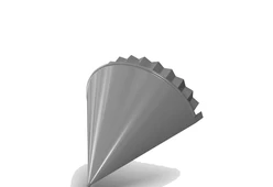 Заглушка конька круглого конусная Colorcoat Prisma 0.5 мм-6