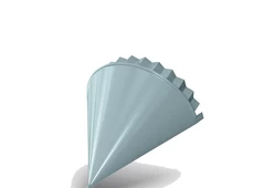 Заглушка конька круглого конусная Colorcoat Prisma 0.5 мм-7