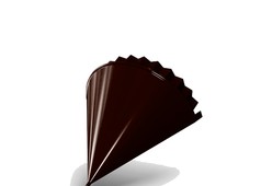 Заглушка конька круглого конусная PURMAN 0.5 мм