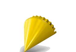 Заглушка конька круглого конусная ПВФ 0.5 мм-5