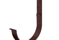 Держатель (кронштейн) водосточного желоба МеталлПрофиль карнизный D125х132 GRANDSYSTEM 3 мм-1