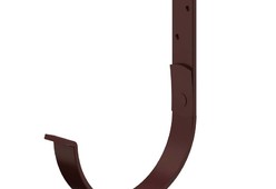 Держатель (кронштейн) водосточного желоба МеталлПрофиль карнизный профилированный D125х145 GRANDSYSTEM 1 мм Держатель (кронштейн) водосточного желоба МеталлПрофиль карнизный профилированный D125х145 GRANDSYSTEM 1 мм