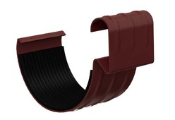 Соединитель водосточного желоба МеталлПрофиль D125 GRANDSYSTEM Высокопрочный Полиэстер 1 мм Соединитель водосточного желоба МеталлПрофиль D125 GRANDSYSTEM Высокопрочный Полиэстер 1 мм