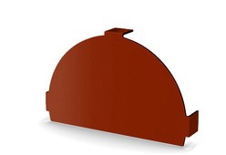 Заглушка конька круглого простая AGNETA 0.5 мм Заглушка конька круглого простая AGNETA 0.5 мм
