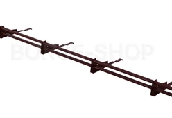 Снегозадержатель трубчатый BORGE 3 м для натуральной кровли-8