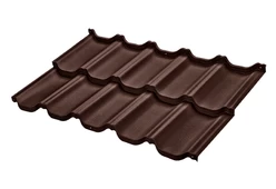 Модульная металлочерепица BUDMAT Venecja IDEAL-Satin-19