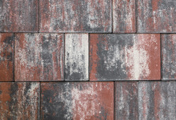 Тротуарная плитка ПАЛЕРМО 6см (33*22/22*22/11*22), цвет сангрия